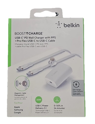 Belkin boostcharge 30w usb - boostcharge, usb-c
